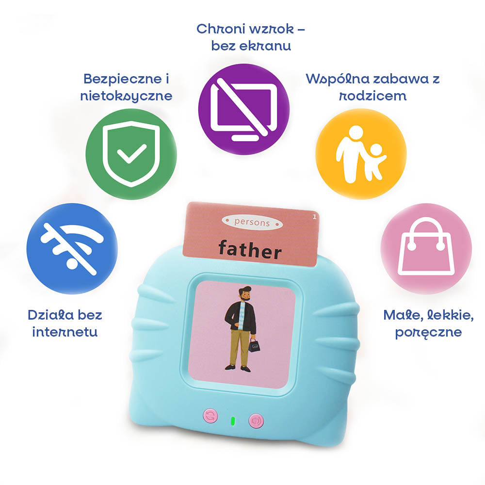 EduAngielski – czytnik kart do nauki słówek + karty