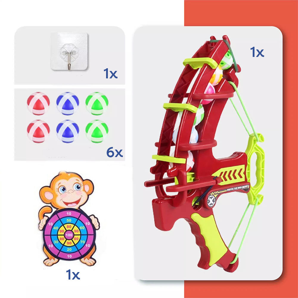 StickyBalls - tarcza z łukiem i piłeczkami