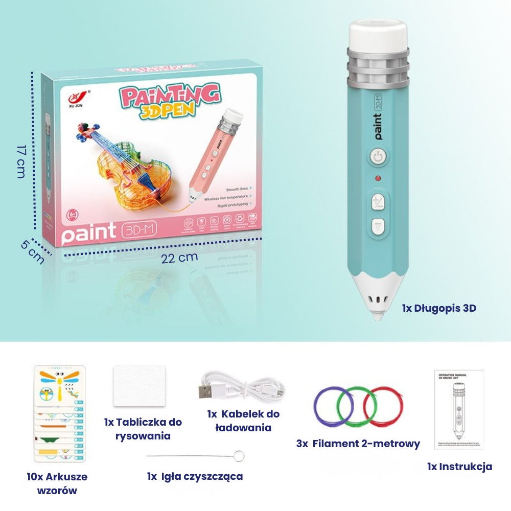 Ołówek 3D - Bezprzewodowy